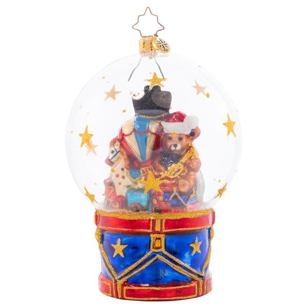 Christopher Radko Toyland Treasures Snow Globe Dome Ornament
