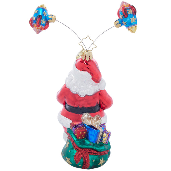 Christopher Radko Virtual Voyage Video Game Santa Ornament