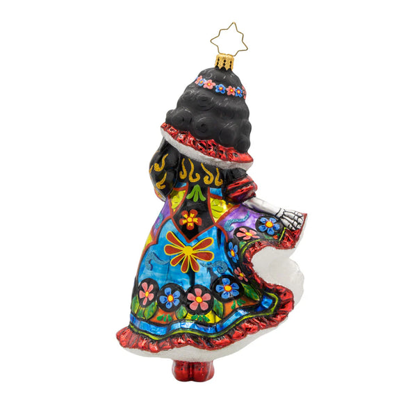 2025 Christopher Radko Spirited Skeleton Sway Day of the Dead Ornament
