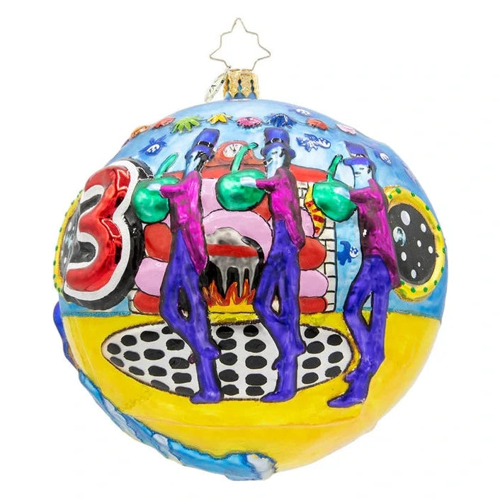 Christopher Radko Beatles #3 Sailing Through a Yellow Submarine Ball New