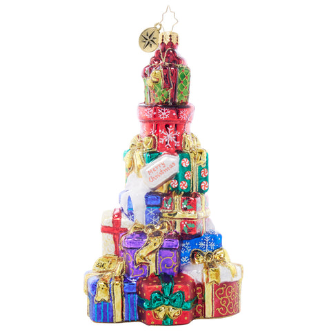 Christopher Radko Stacked with Holiday Love Gifts Ornament