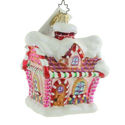 Christopher Radko Candy Chateau House Cottage Ornament