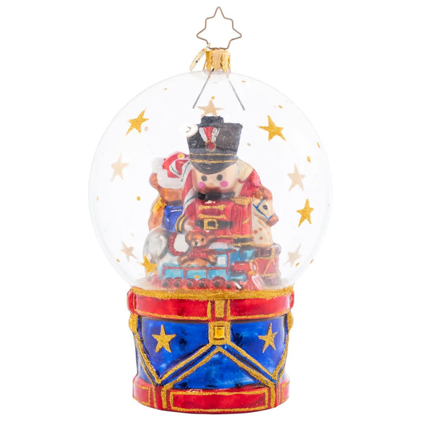 Christopher Radko Toyland Treasures Snow Globe Dome Ornament