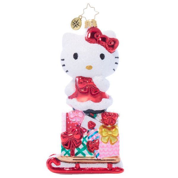 Christopher Radko Happy Holidays from Hello Kitty Ornament