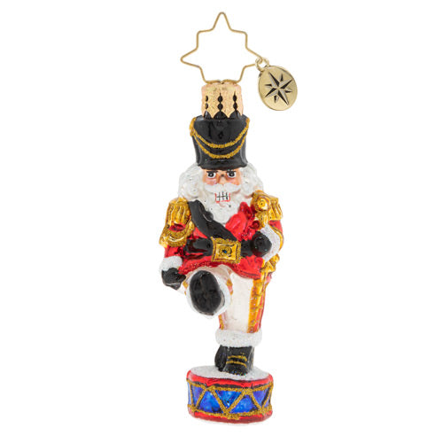 Christopher Radko Parading Nutcracker Little Gem Ornament Marching Band