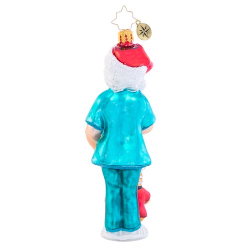 Christopher Radko Merry Medical Nurse Worker Ornament