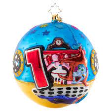 Christopher Radko Beatles #1 Periscope Up Ball Ornament