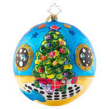 Christopher Radko Beatles #1 Periscope Up Ball Ornament