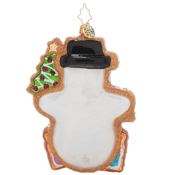 Christopher Radko Gingerbread Snowman Cookie Ornament