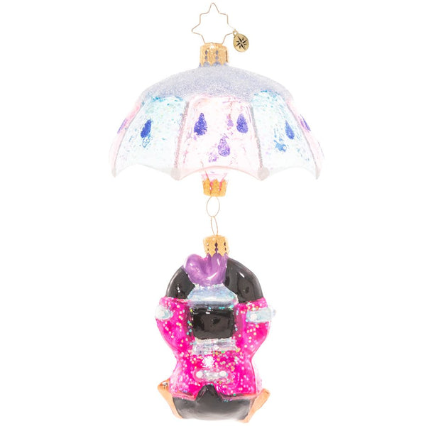Christopher Radko When it Rains It Pours Penguin & Umbrella Ornament
