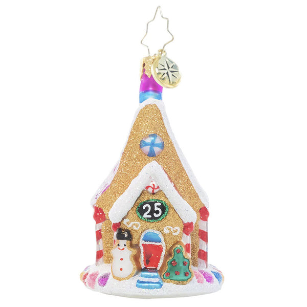 Christopher Radko The Confectioner's Chalet Gem Pink Candy House Ornament
