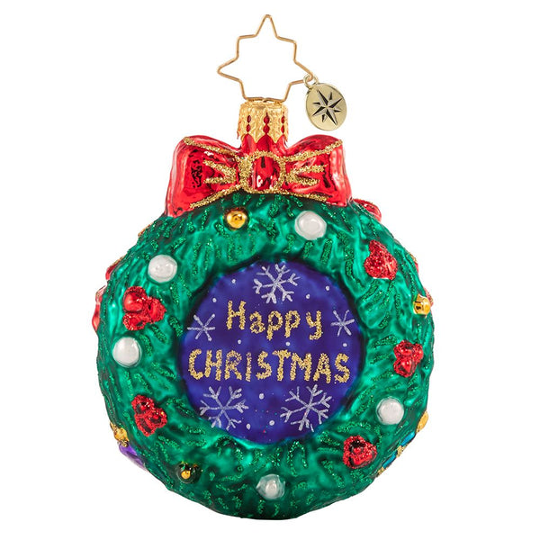 Christopher Radko Dated 2021 Oh Deer, What a Year! Little Gem Ornament