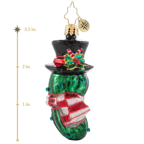 Christopher Radko The Christmas Pickle Little Gem 3" Christmas Ornament