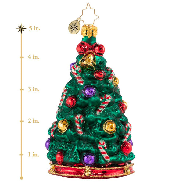Christopher Radko High-Fashion Tannenbaum Tree Ornament