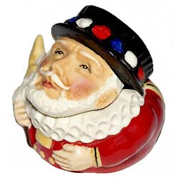 Kevin Francis ALFRED THE BEEFEATER Historical Face Pots NEW