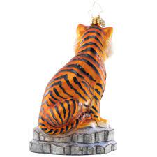 Christopher Radko The Coolest Cats Bengal Tiger Jungle Ornament