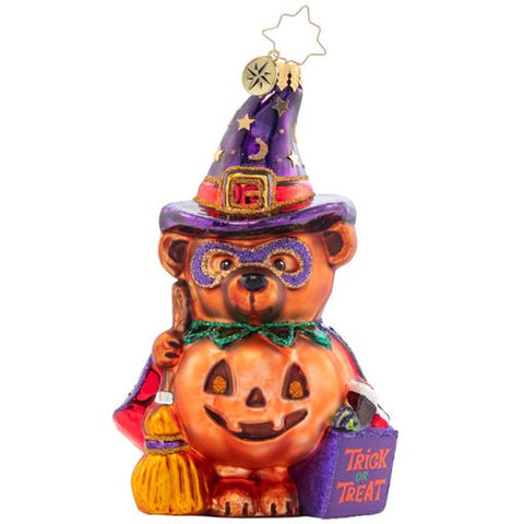 Christopher Radko Halloween Boo Bear Witch Ornament