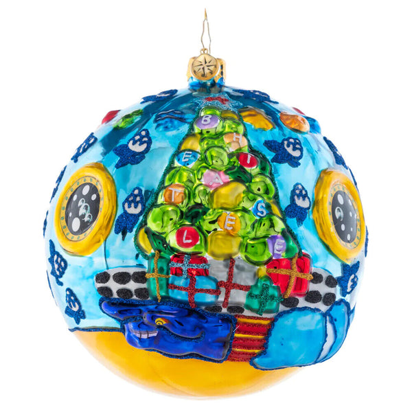 Christopher Radko Beatles #2 Christmas On The Sub Ball Ornament