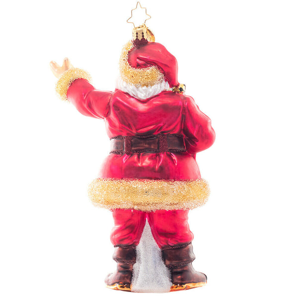 Christopher Radko Coca Cola Santa Classic Ornament