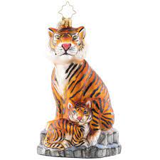 Christopher Radko The Coolest Cats Bengal Tiger Jungle Ornament