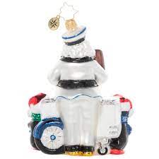 Christopher Radko Good Humor® Ice Cream Man Dreams Santa Ornament