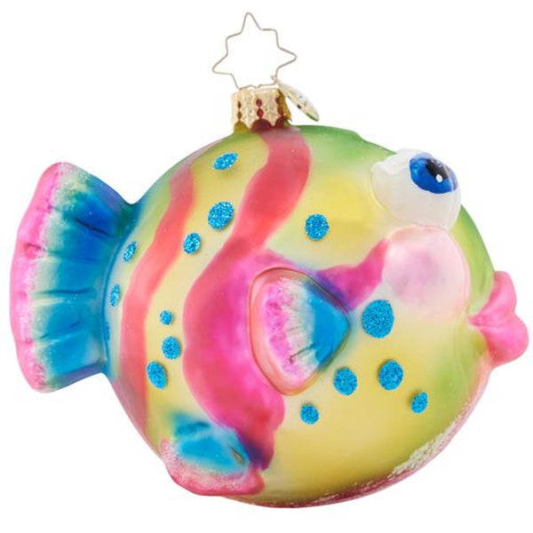 Christopher Radko Playful Puffer Fish Ornament