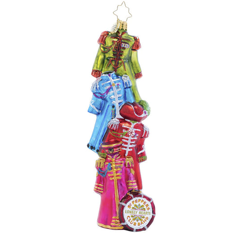 Christopher Radko Beatles Sgt Pepper Suited Up Ornament
