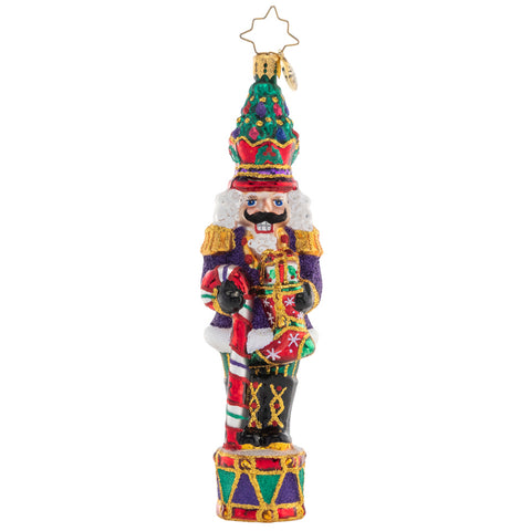 Christopher Radko Christmas Commander Nutcracker Ornament