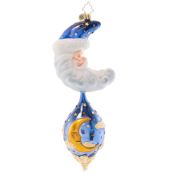 Christopher Radko Day Star Santa Celestial Ornament