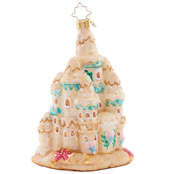 Christopher Radko Castle In The Sand Beach Ornament