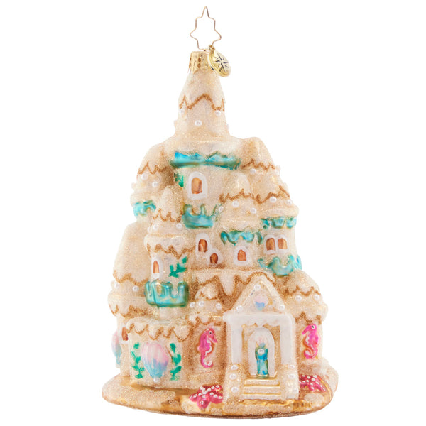 Christopher Radko Castle In The Sand Beach Ornament