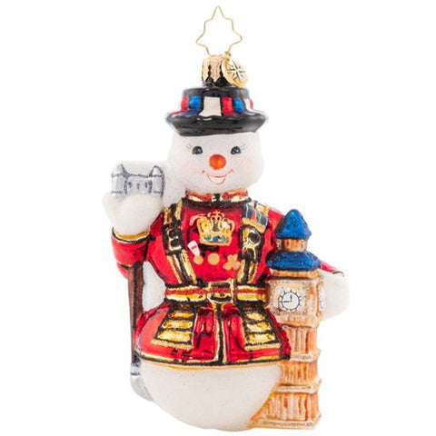 Christopher Radko Frosty Friend & Big Ben London Ornament