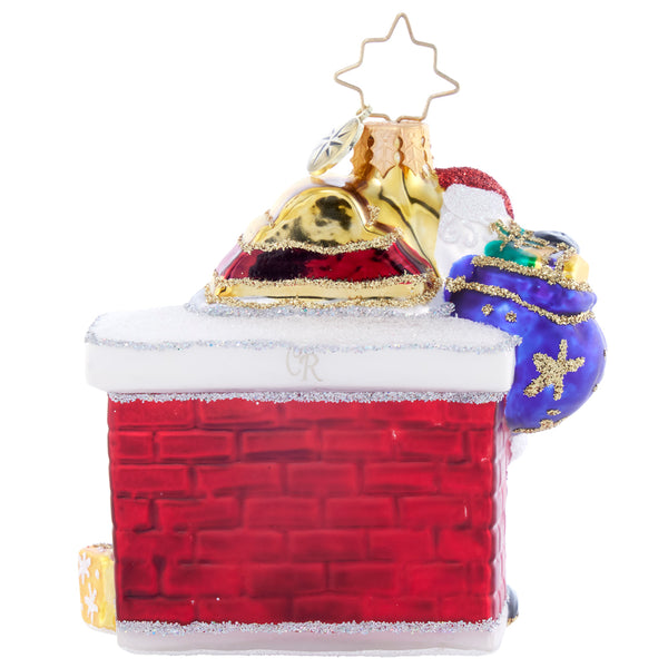 Christopher Radko Nice List Santa Little Gem Ornament