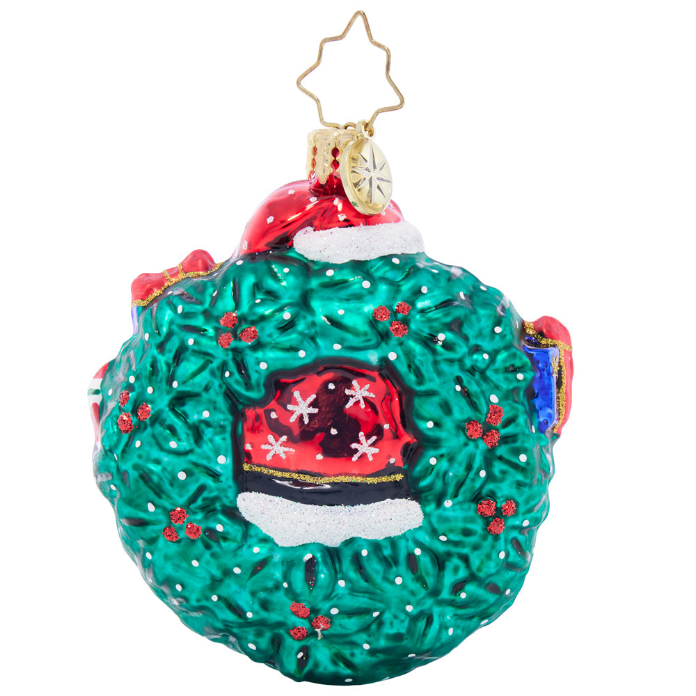 Christopher Radko 2025 Dated Yearly Salutations Santa Gem Ornament My