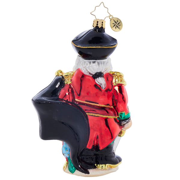 Christopher Radko Pirate Swashbuckler Santa Ornament