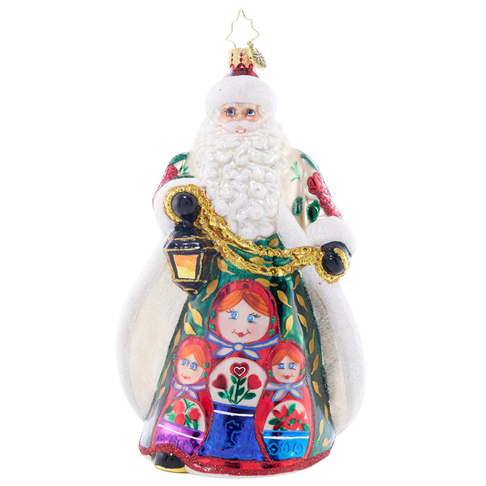 Christopher Radko Matryoshka Magic Santa Nesting Doll Ornament