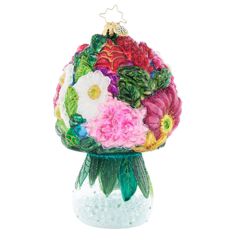 Christopher Radko Serene Garden Symphony Flowers Ornament