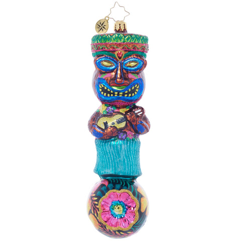 Christopher Radko Tiki Time Serenade Hawaiian Ornament