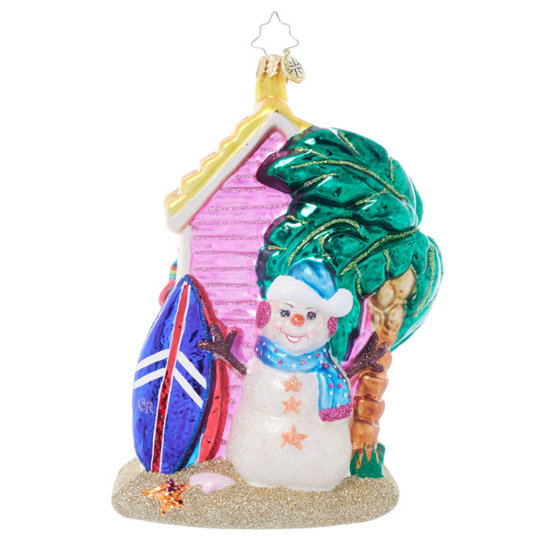 Christopher Radko Santa's Seaside Shack Beach ornament