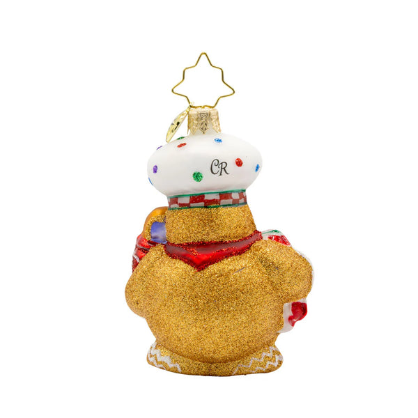 Christopher Radko Sugary Chef Gem Gingerbread Man Ornament