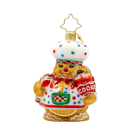 Christopher Radko Sugary Chef Gem Gingerbread Man Ornament