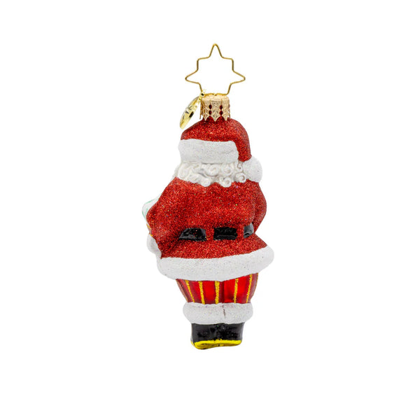Christopher Radko 2025 Dated Santa's Special Gift Gem Ornament