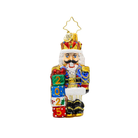 2025 Christopher Radko Dated Nutcracker Royal Gift Guardian Gem