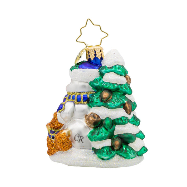2025 Christopher Radko Wintery Pals Gem Snowman Ornament