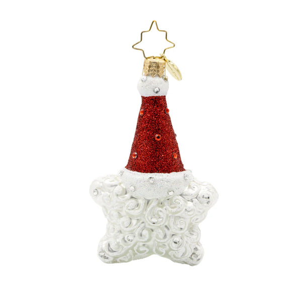 Christopher Radko Santa's Star Power Gem Ornament