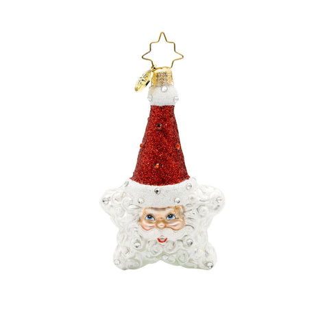 Christopher Radko Santa's Star Power Gem Ornament