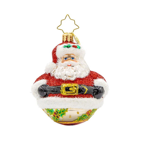 Christopher Radko Jolly Holly Claus Santa Gem Ornament