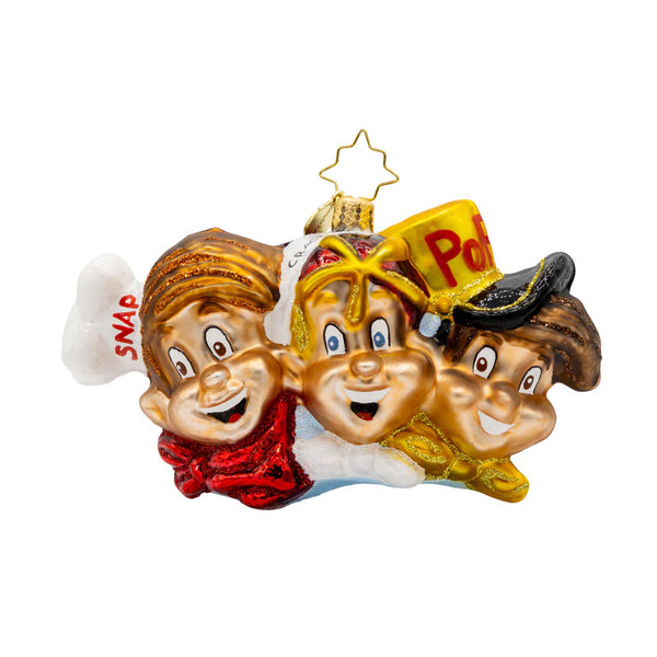 Christopher Radko The Breakfast Buddies Snap Krackle Pop Ornament