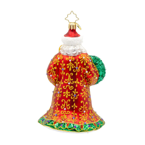 2025 Christopher Radko Light Of The Season Santa Ornament OOTM