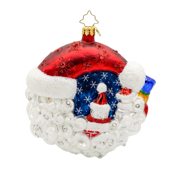2025 Christopher Radko A Merry Little Christmas Santa Ornament OOTM